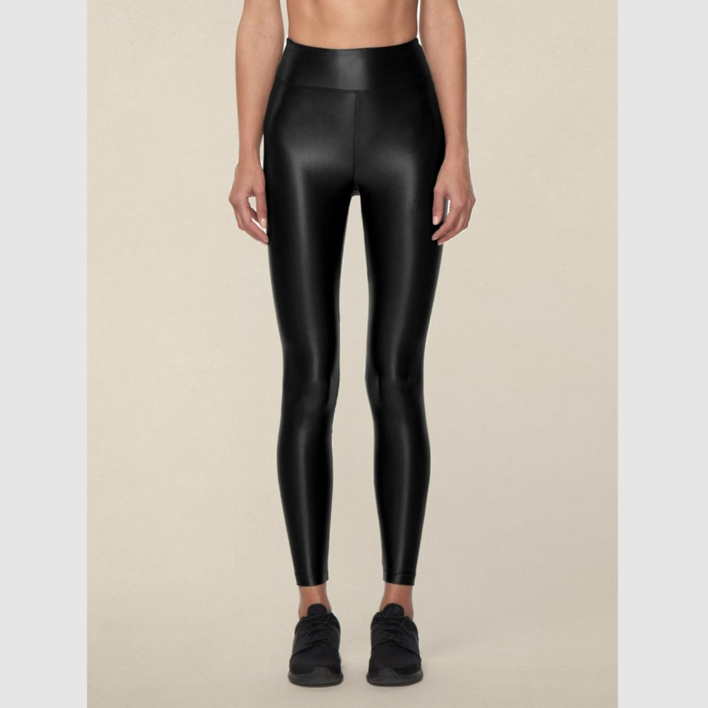 Koral Lustrous High Rise Legging Shinny Black Sz S & M